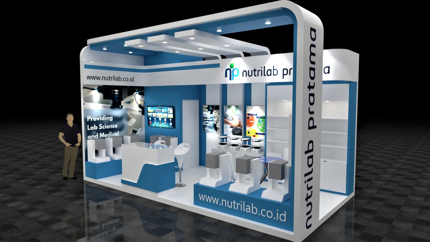 PT. Trifas Sinergi Indonesia | Nutrilab | Kontraktor Pameran