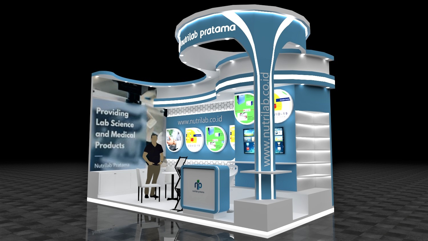 PT. Trifas Sinergi Indonesia | Nutrilab | Kontraktor Pameran